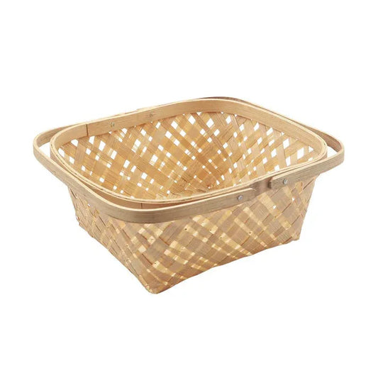 Bamboo Plain Basket in Square