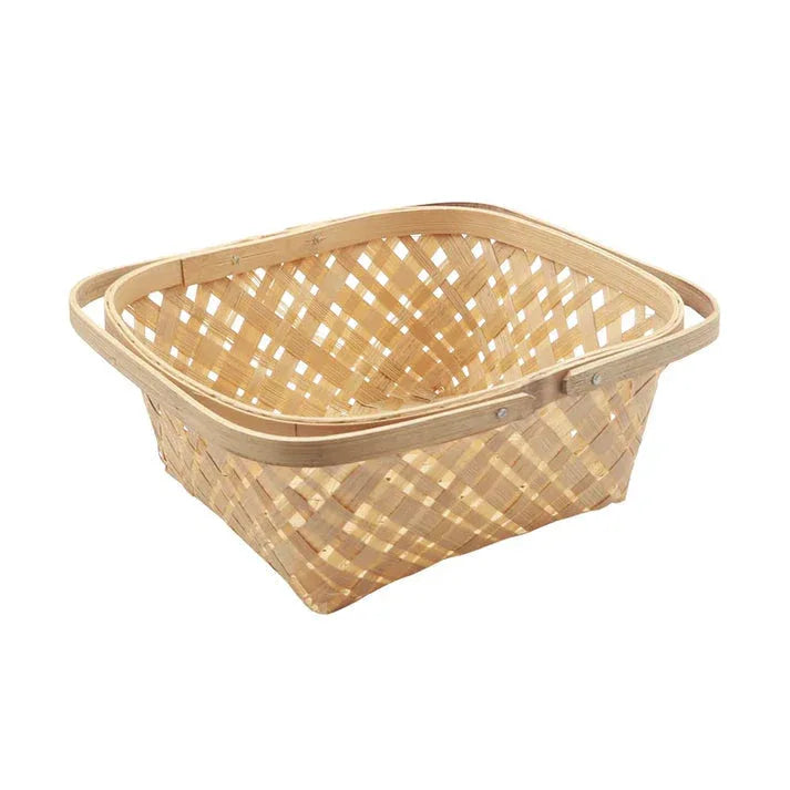 Bamboo Plain Basket in Square