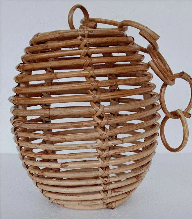 Handmade Bamboo Oval Lampshade -Large for Home Decor - ArtyCraftz.com