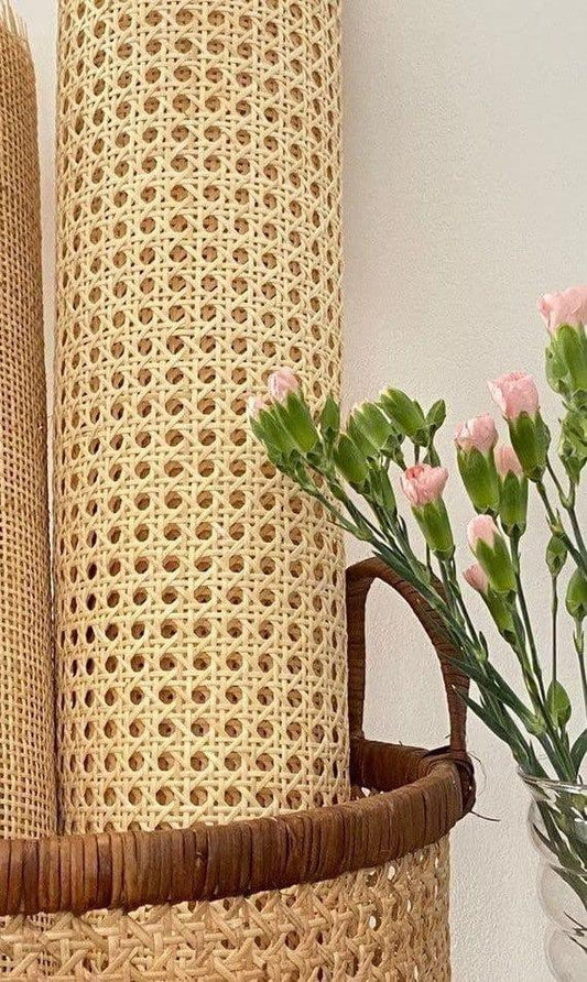 Handmade Cane Webbing Mat 18 Inches