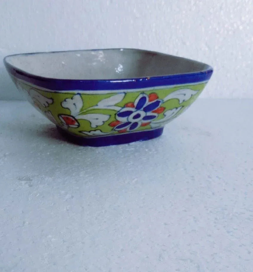 Handmade Ceramic Bowl for Serving Food 6 Inches - ArtyCraftz.com