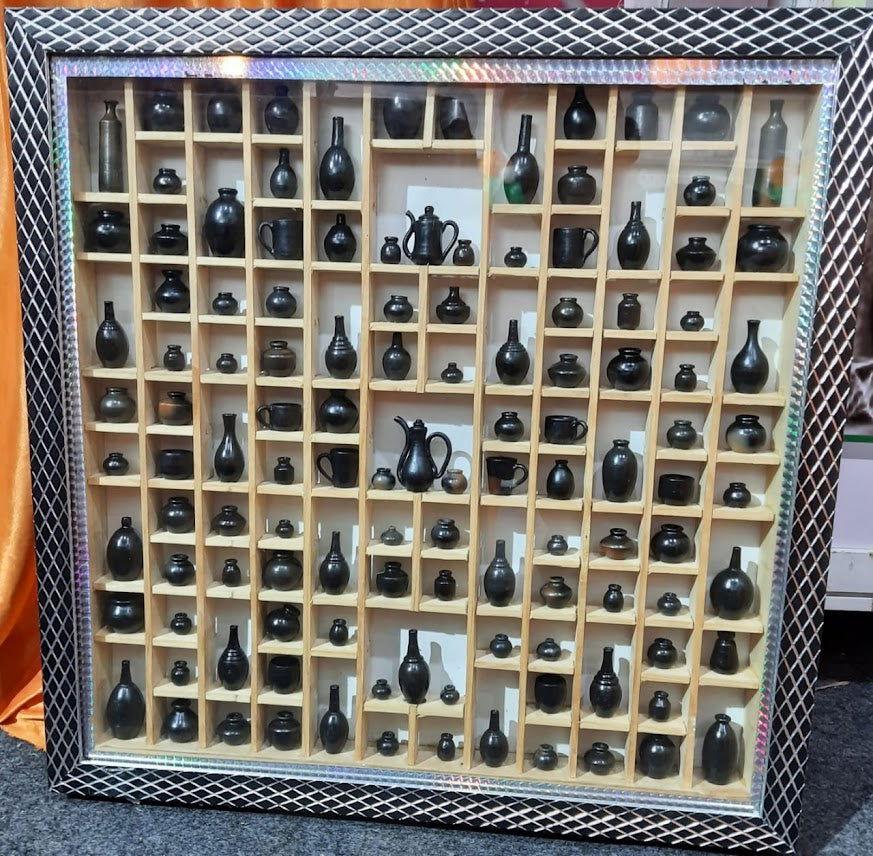 Handmade Clay Home Improvement Miniauteres in a Frame 18 Inches - ArtyCraftz.com