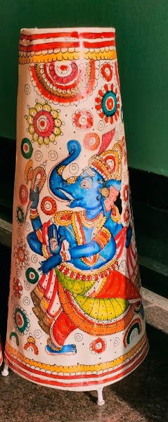 Handmade Leather Lamp for Home Decor - ArtyCraftz.com