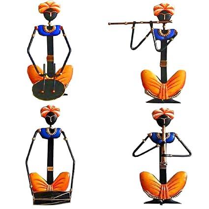 Handmade Metal Orange Musician Wall Hanging-ArtyCraftz.com