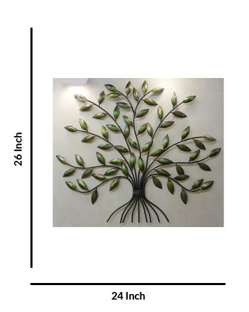 Handmade Metal Tre Wall Hanging