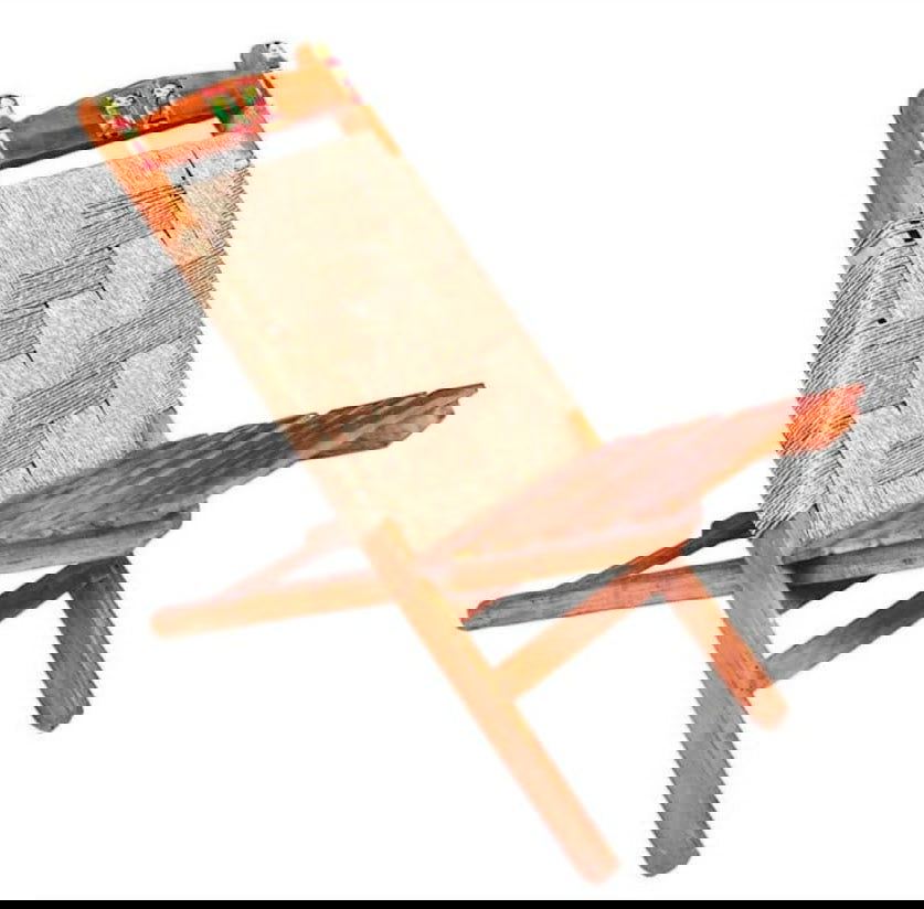 Handmade Natungram Wooden Chair - ArtyCraftz.com