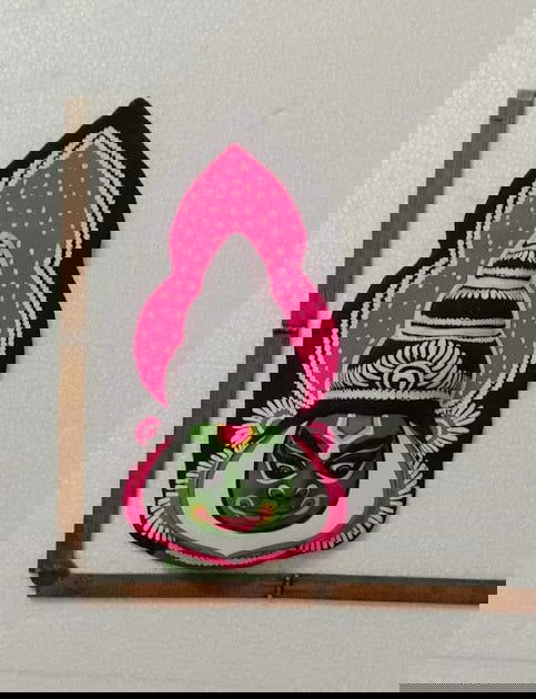 Handmade Paper Mache Kathakali Mask - ArtyCraftz.com