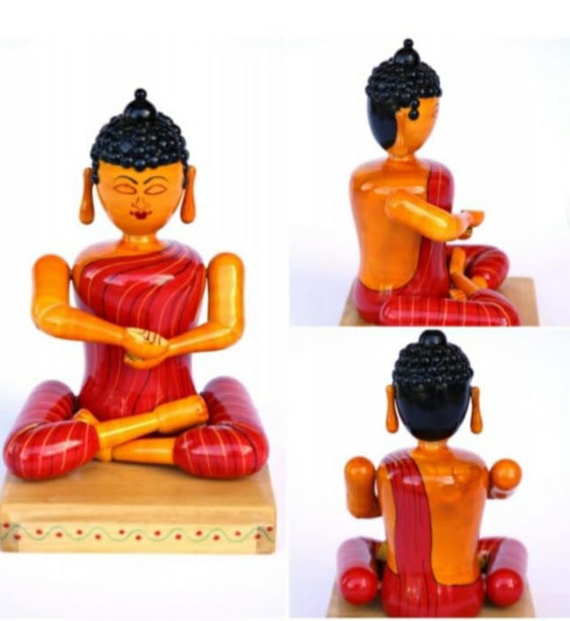 Handmade Wooden Buddhudu for Home Decor and Gifting - ArtyCraftz.com