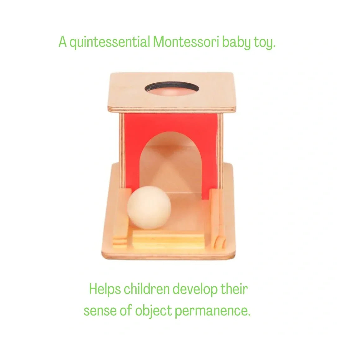 Handmade Wooden Object Permanence Box - ArtyCraftz.com
