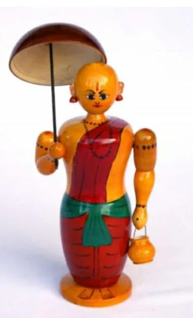 Handmade Wooden Vamanudu Showpiece - ArtyCraftz.com
