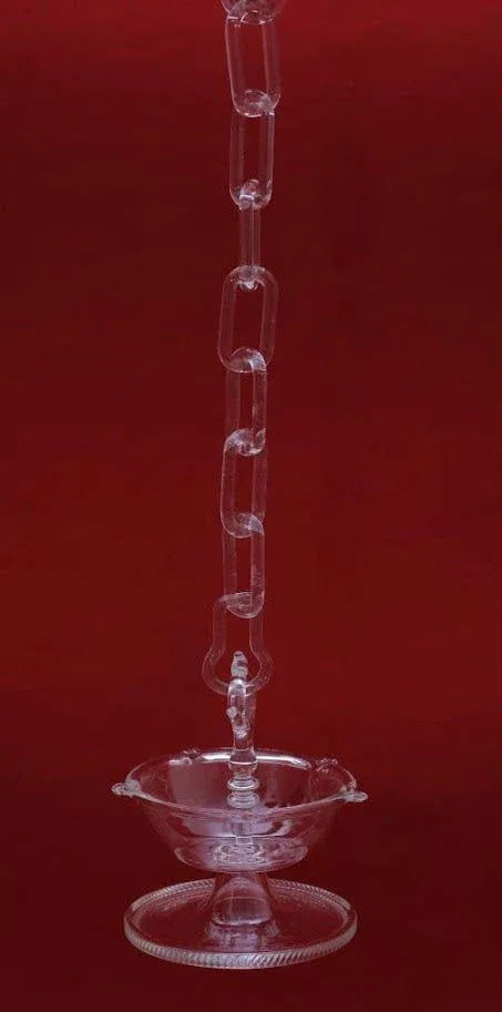 Hanging Glass Diya for Home Decor and Gifting - ArtyCraftz.com