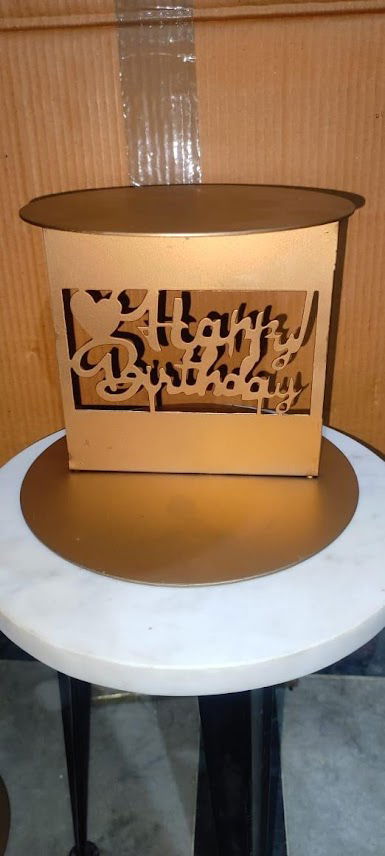 Happy Birthday Cake Spacer Single Heart - ArtyCraftz.com