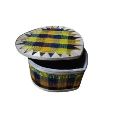Heart Shaped Bamboo Jewellery Box