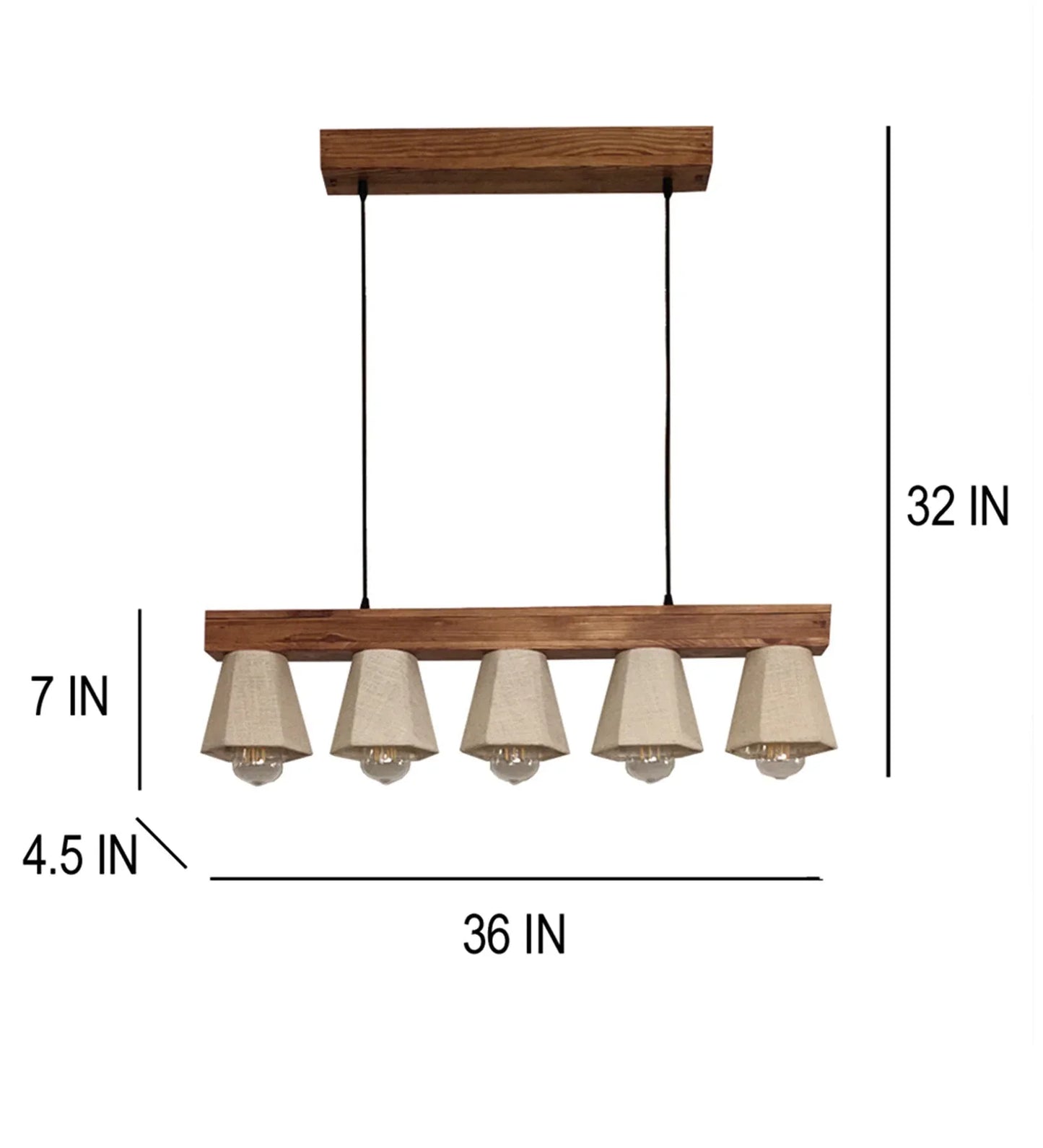 Hexa Brown Series Hanging Lamp-ArtyCraftz.com