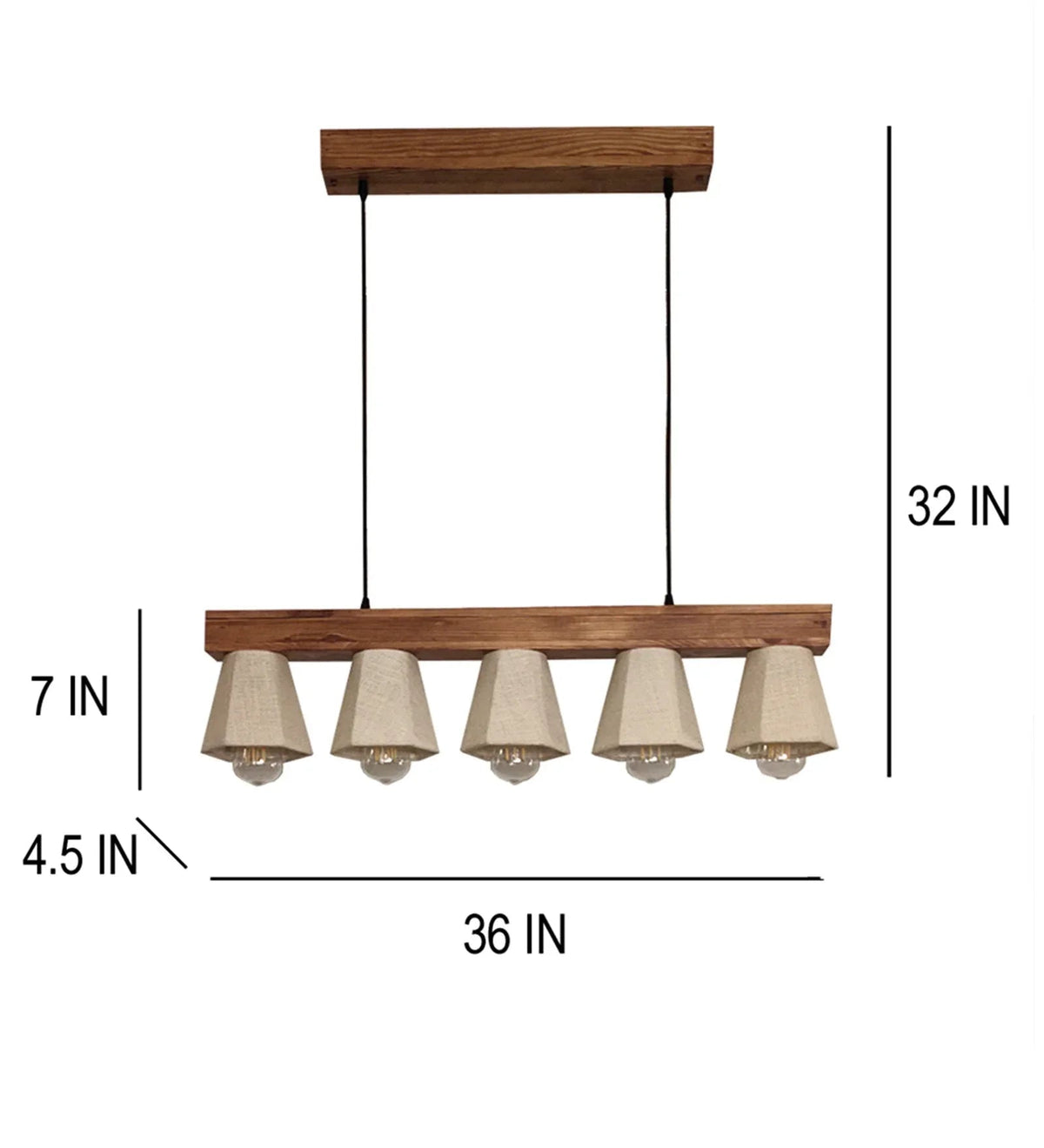 Hexa Brown Series Hanging Lamp-ArtyCraftz.com