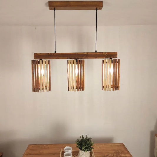 Hexar Brown 3 Series Hanging Lamp - ArtyCraftz.com