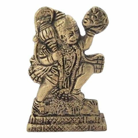 Hindu God Sri Gadadhari Bajrangi Hanuman Lifting Parvat Idol Sculpture Statue for Home Decor and Gifting - ArtyCraftz.com