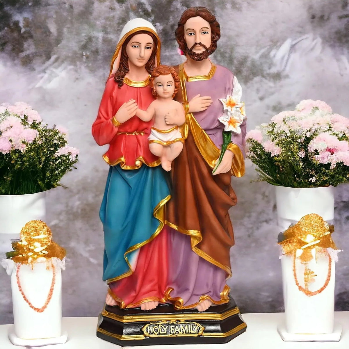 Holy Family Statue – Jesus, Mary & Joseph-ArtyCraftz.com