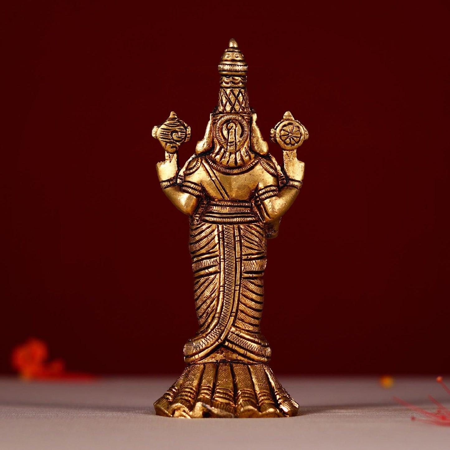 Brass Tirupati Balaji Height 5 Inch
