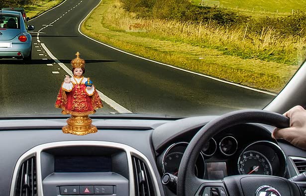 Infant Jesus Resin Idol Car Dashboard