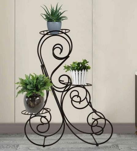 Iron 3 Pots Stand - ArtyCraftz.com
