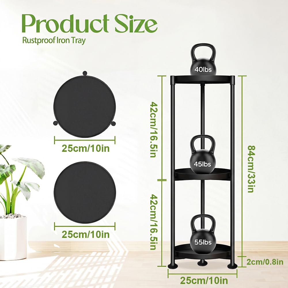 Iron 3 Tier Plant Stand-ArtyCraftz.com