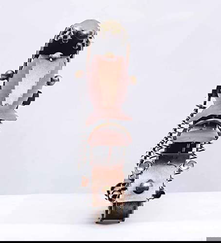 Iron Bike with Clock - ArtyCraftz.com