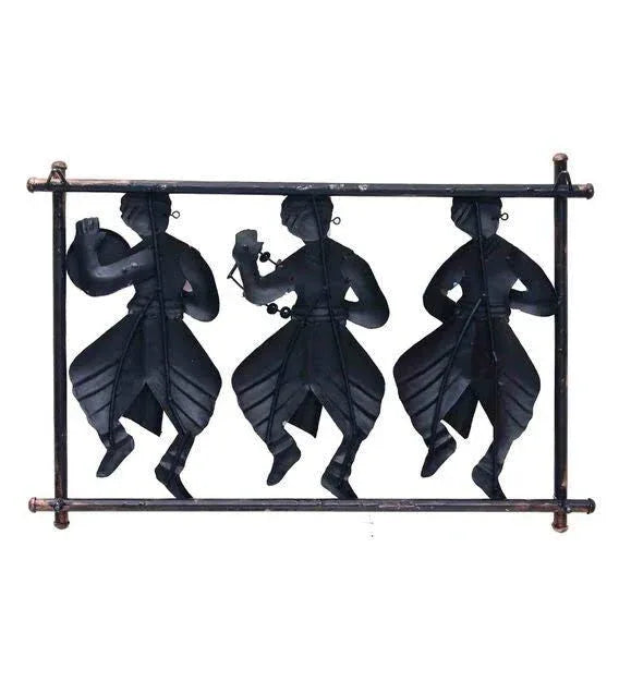 Iron Dancing Doll Wall Art In Multicolour - ArtyCraftz.com