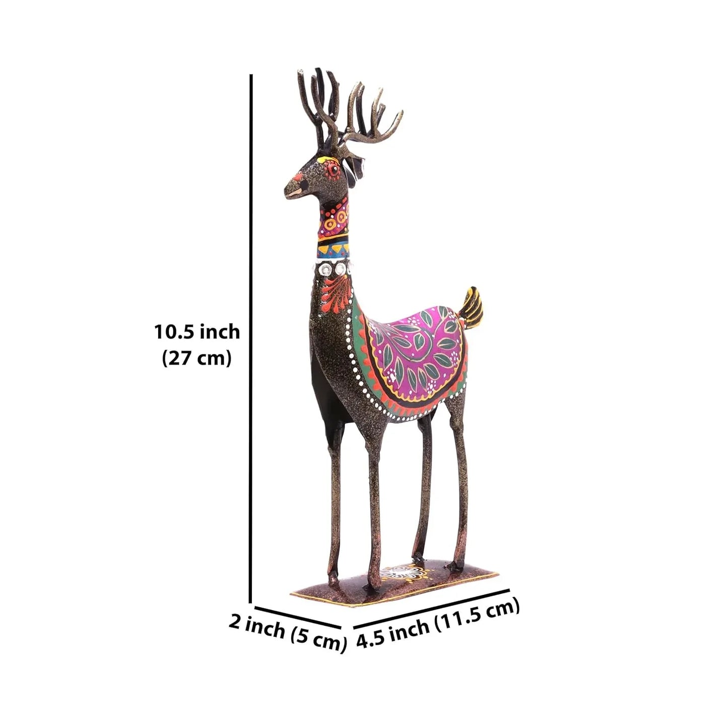 Iron Deer Showpiece Set of 2-ArtyCraftz.com