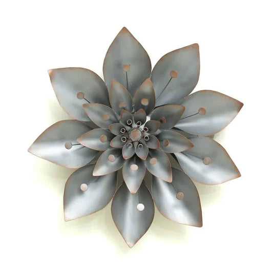 Iron Gala Flower Wall Decor 30 Inches - ArtyCraftz