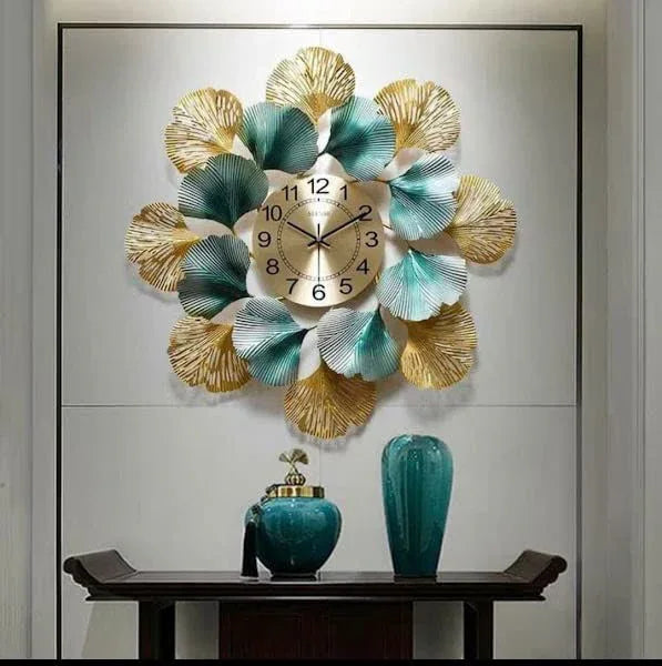 Iron Leaves Design Wall Hanging 24 x 24 Inches - ArtyCraftz.com