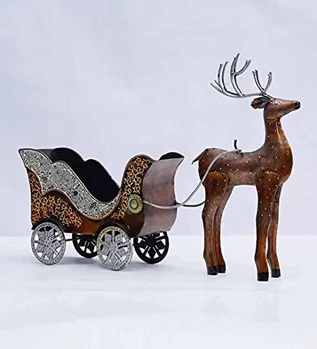 Iron Metal Deer Trolly Table and Home Decor