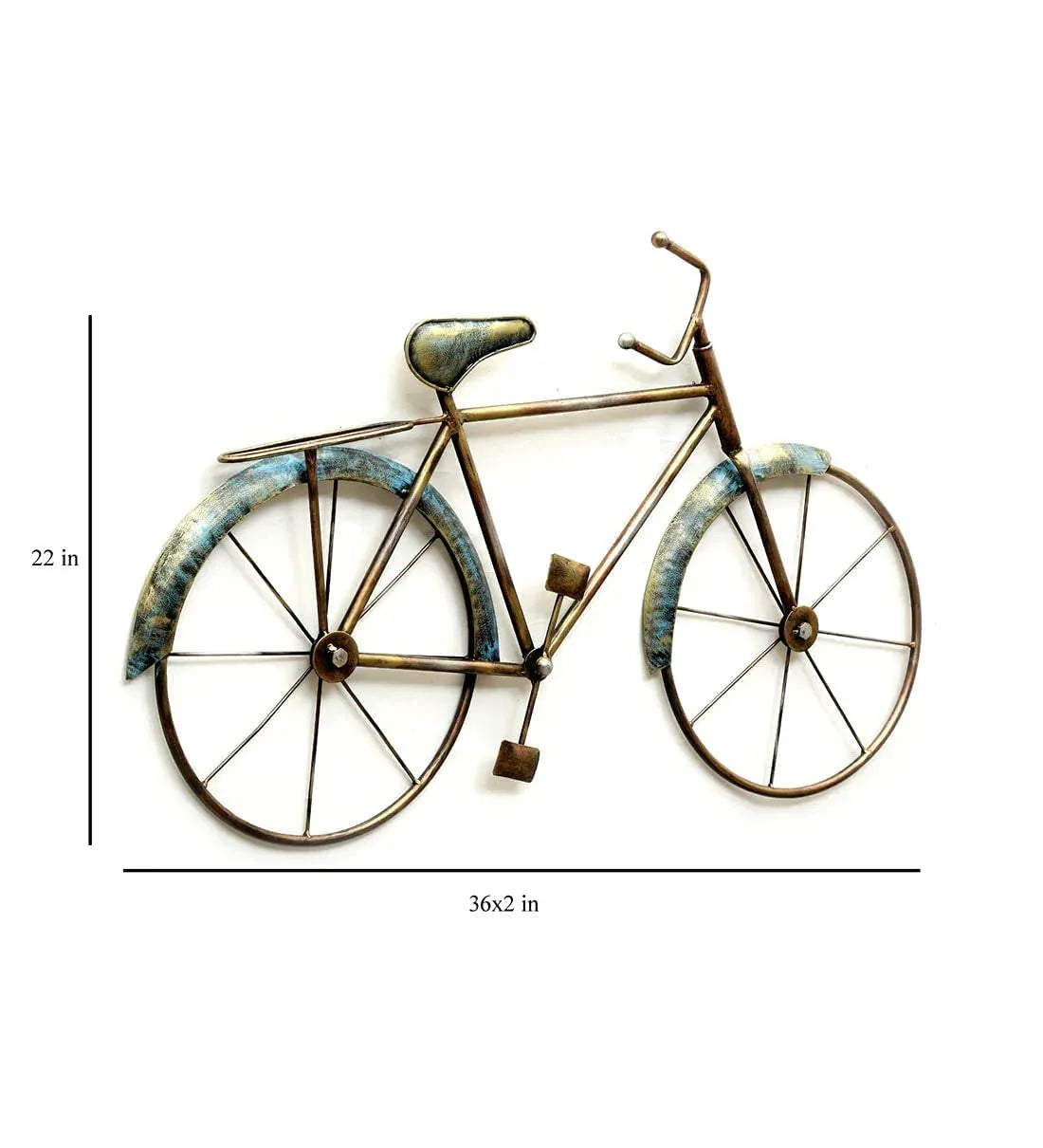 Iron Multicolor Atlas Cycle Wall Art-ArtyCraftz.com