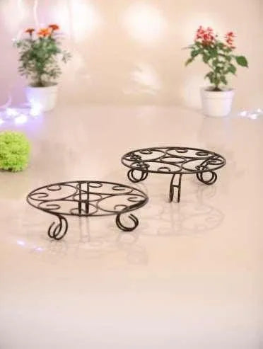 Iron Pot Short Stand for Garden Stand - ArtyCraftz.com