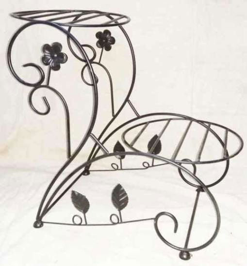 Iron Stand 2 Pot - ArtyCraftz.com