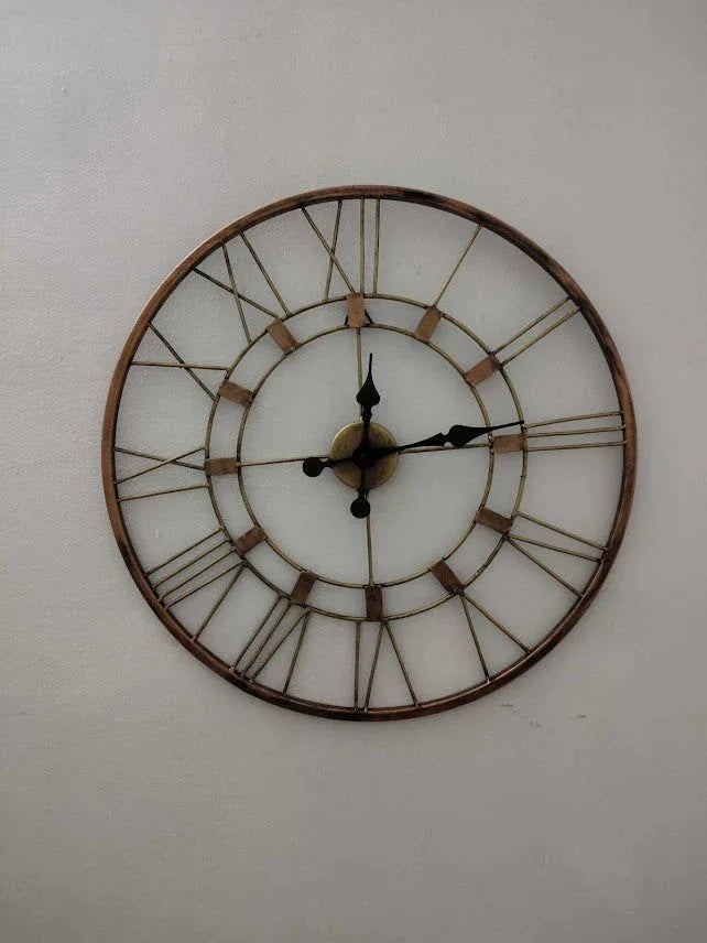 Iron Wall Clock for Home Decor and Gifting 24*24 Inches - ArtyCraftz.com