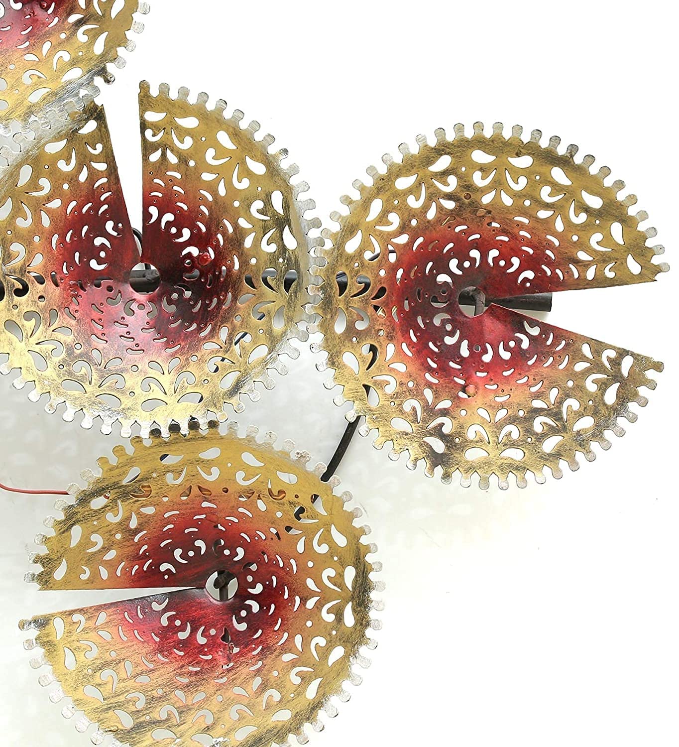 Iron Wall Decor with LED Showpiece for Home Decor, Wall Decor, Home Living Room