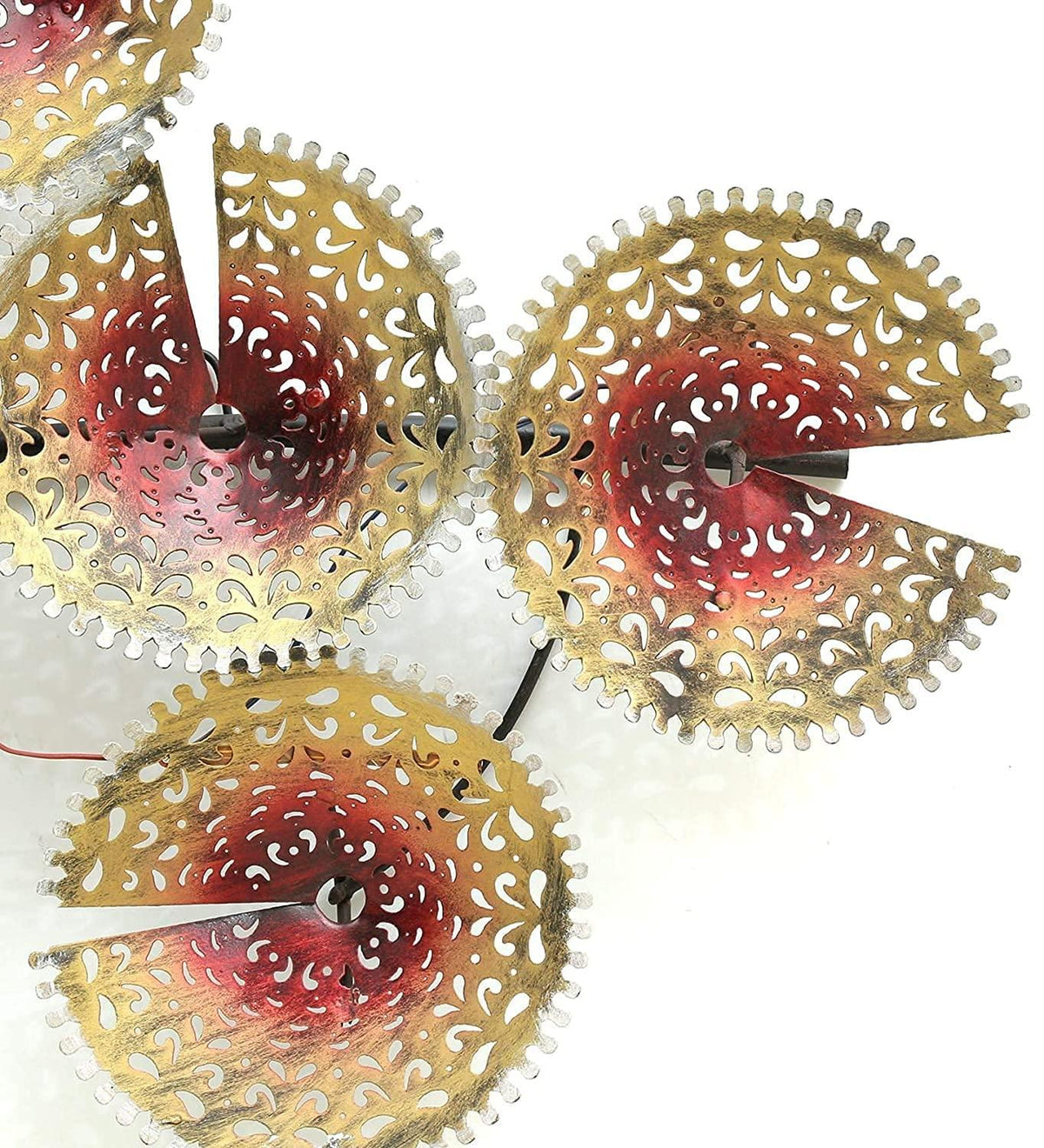 Iron Wall Decor with LED Showpiece for Home Decor, Wall Decor, Home Living Room