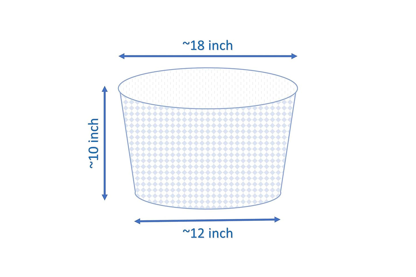 Jute Conical Basket with Handles