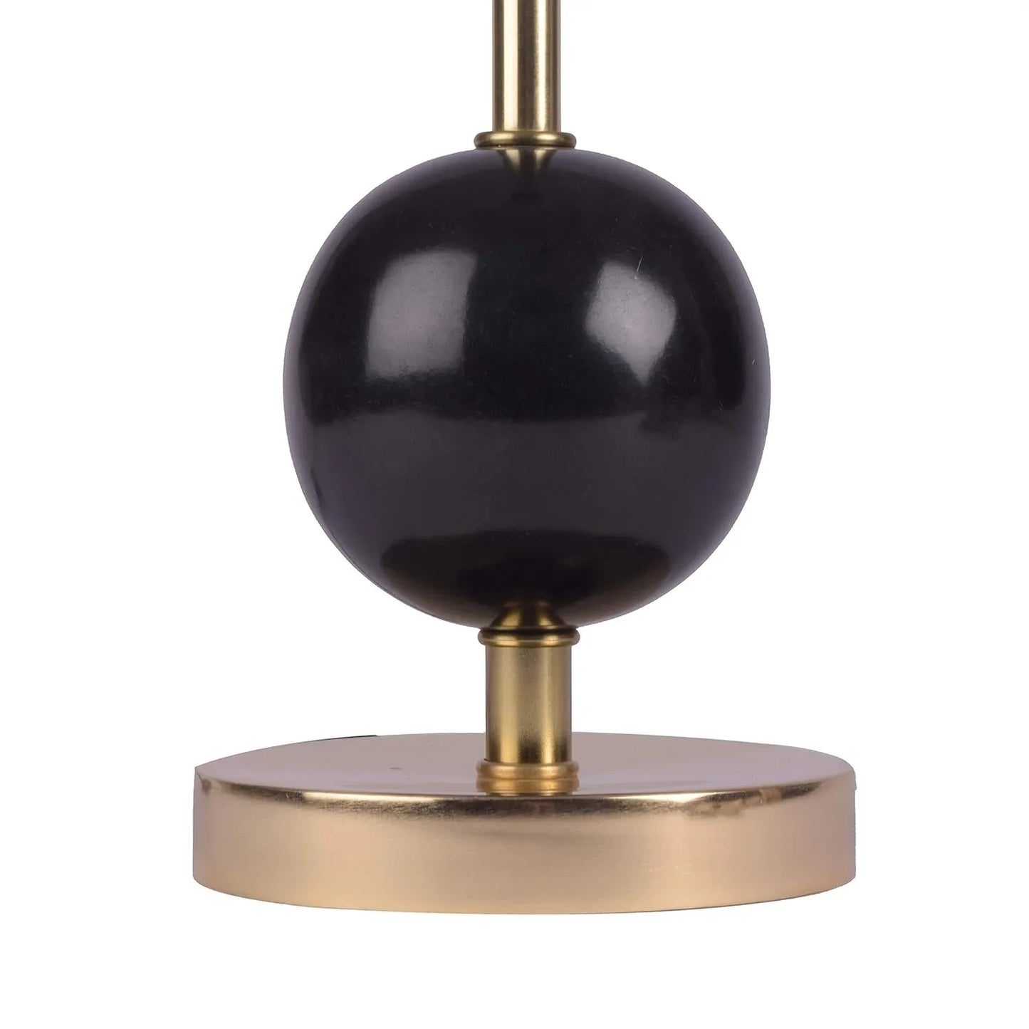 KAPOOR E-ILLUMINATIONS Maris Marble Table Lamp (Gold and Black)