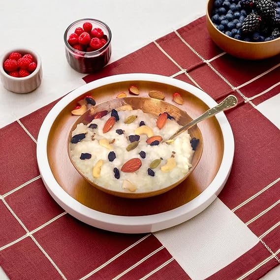 Kansa Bowl (Tansli) Set with Spoon (6 inch)Pure Bronze Metal