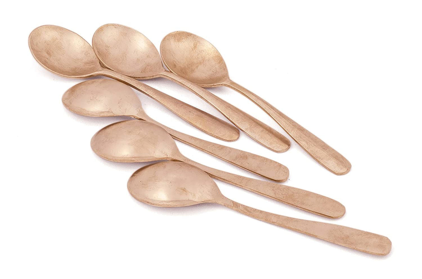 Kansa Dinner Spoon 6Pc (Pure Bronze Metal)| Best Gift for All Ocations - ArtyCraftz.com