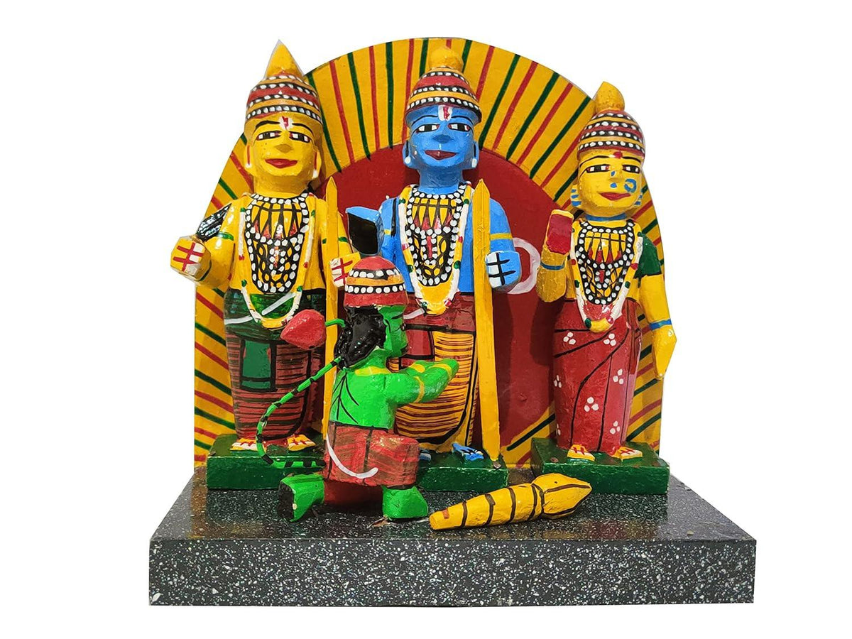 Kondapalli Rama Pariwar Pattabishekam
-ArtyCraftz.com