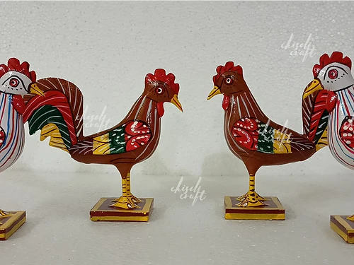 Kondapalli Wooden Rooster set- ArtyCraftz.com