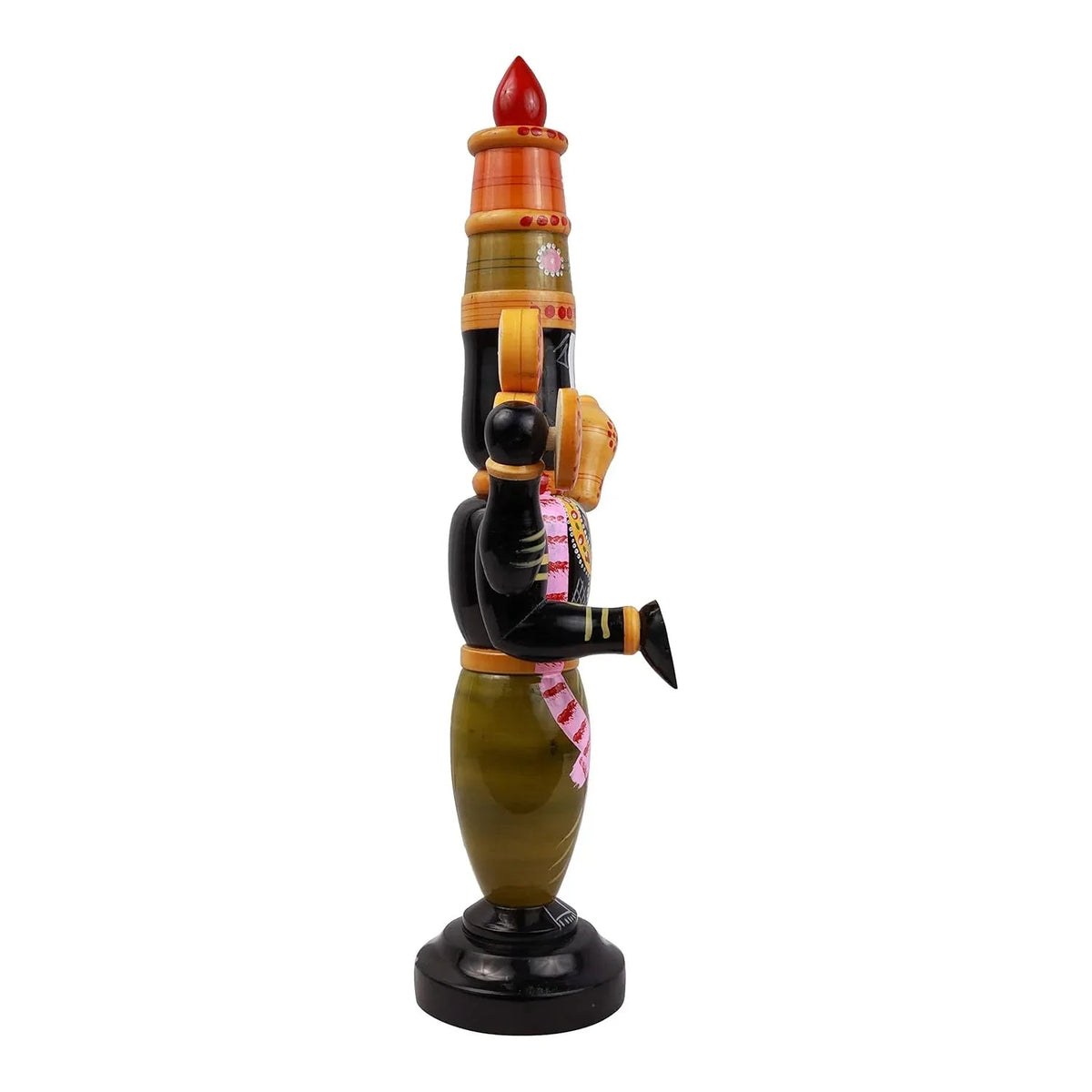 Kondapalli Wooden Tirupati Balaji Statue-ArtyCraftz.com