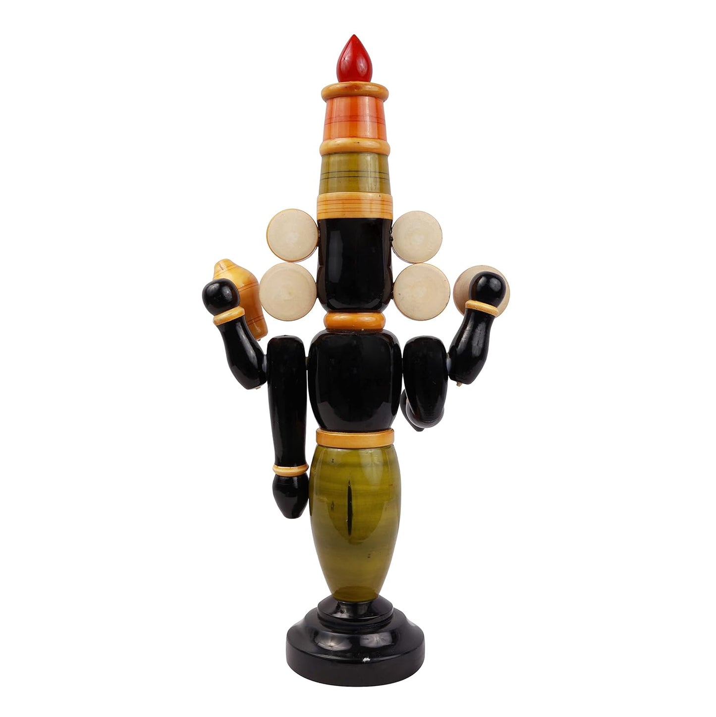 Kondapalli Wooden Tirupati Balaji Statue-ArtyCraftz.com