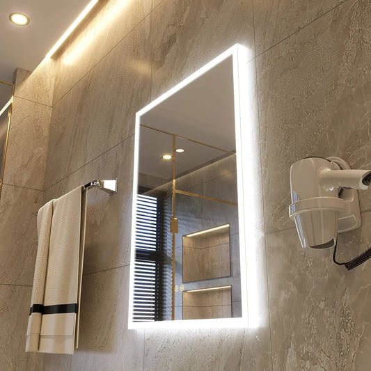 LED Mirror With Adjustable Light Memory - ArtyCraftz.com