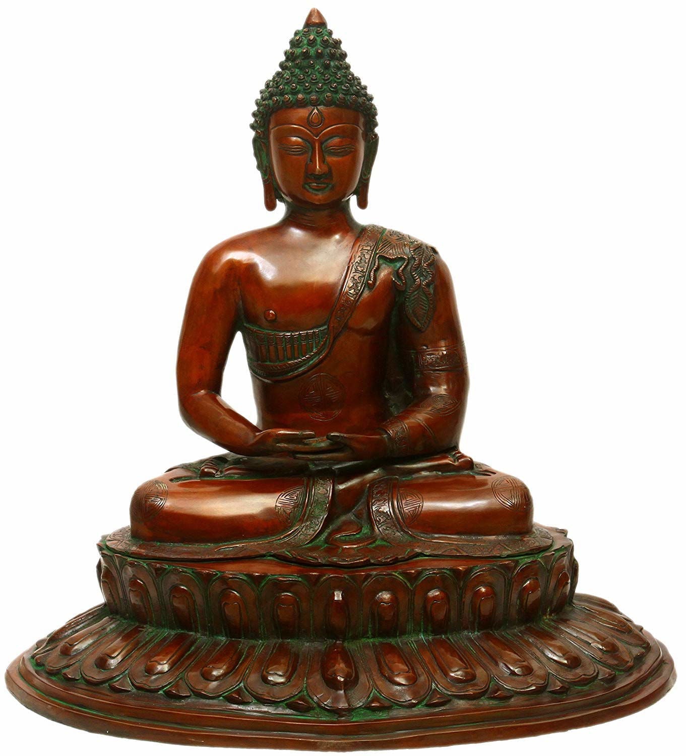 Large Size Meditating Buddha for Decor Big Figurine Height 22.5 Inches - ArtyCraftz.com