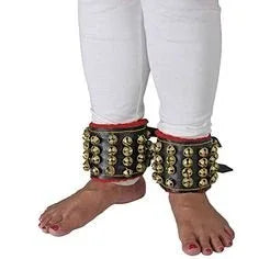 Leather Pad Ghungroo Pair