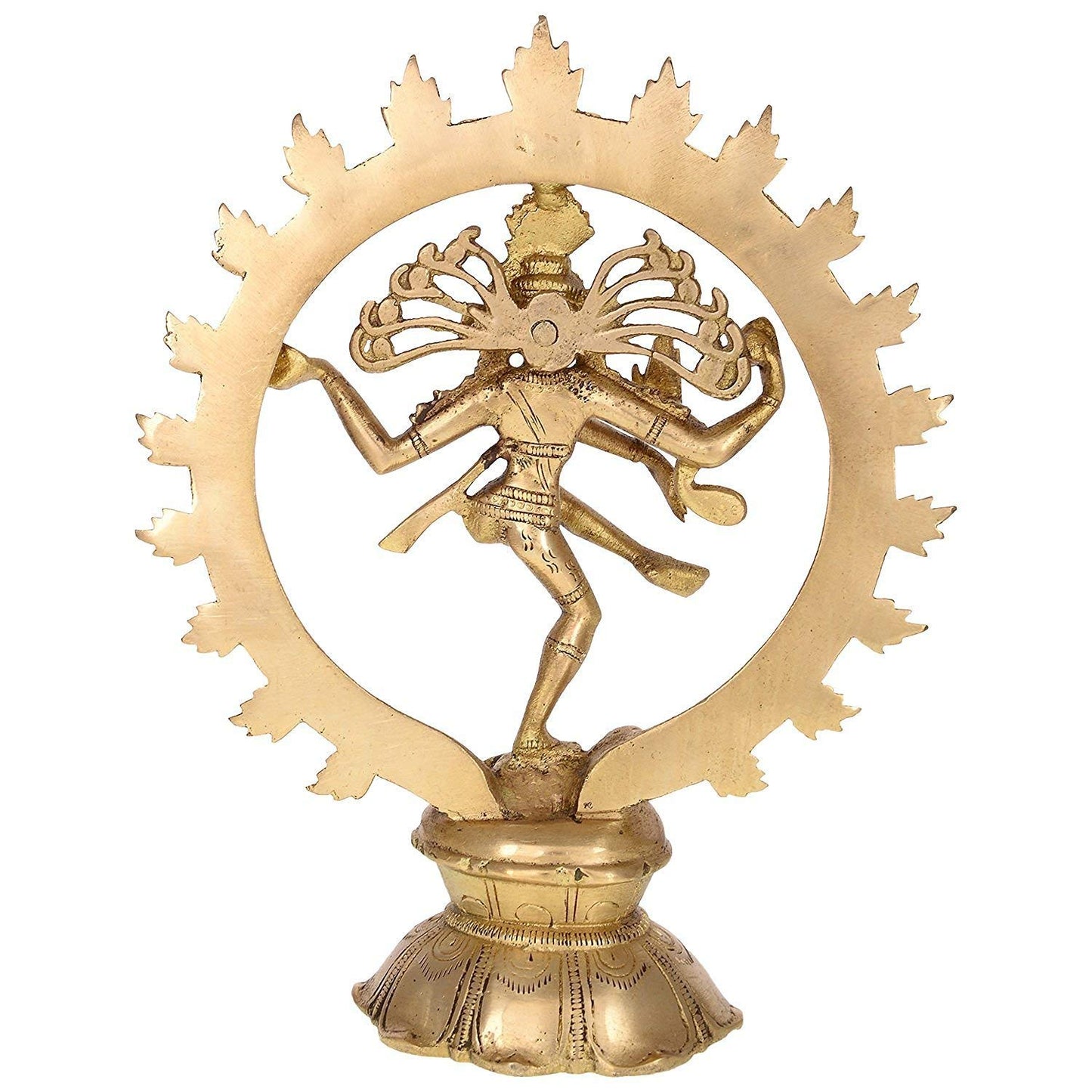 Lord Shiva Dancing Idol for Home Decor (L 7.5 x B 3 x H 9.5) Inches - ArtyCraftz.com